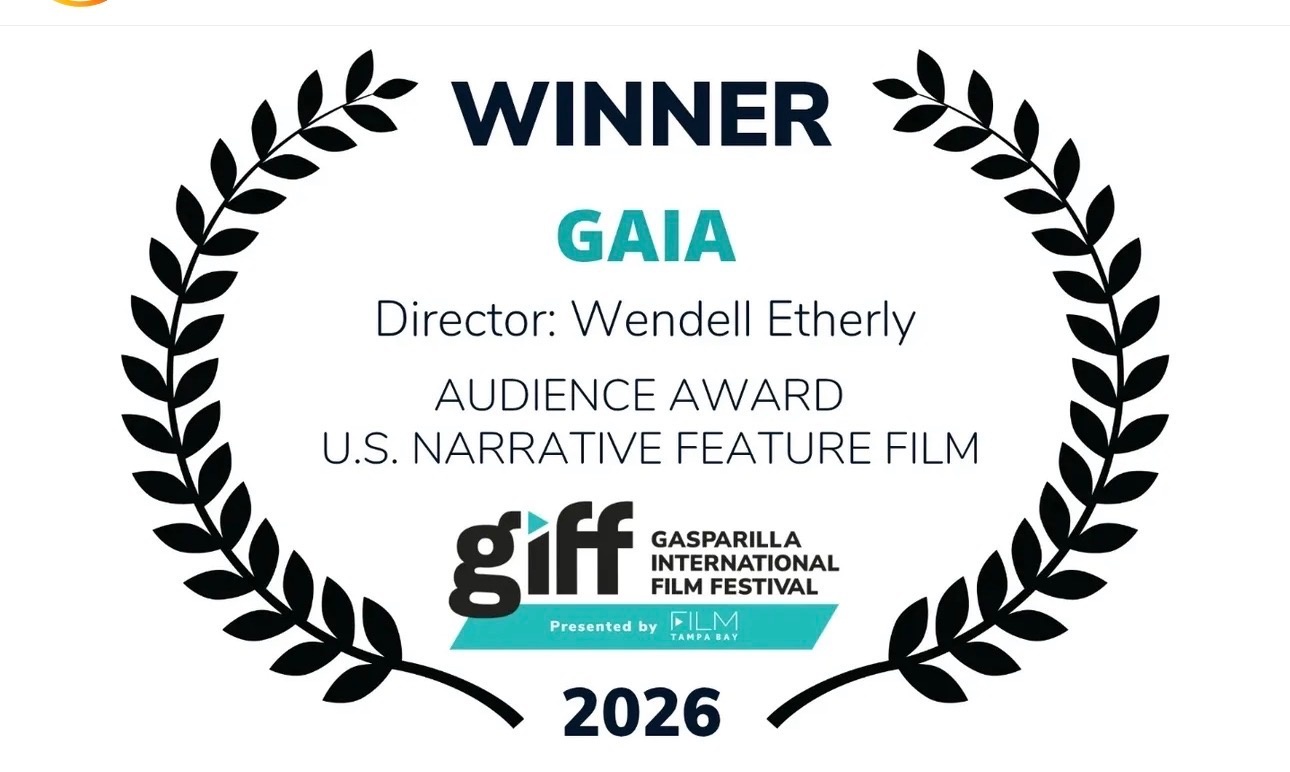 GAIA Audience Award laurel from Gasparilla International Film Festival 2026